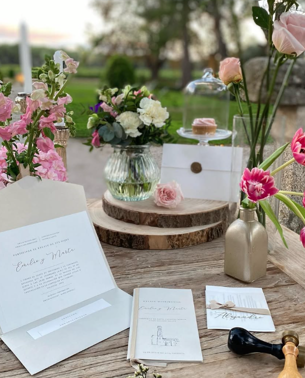 Boda: papelería personalizada